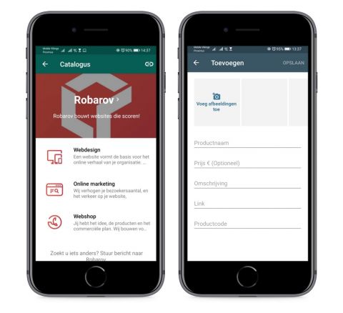 Whats App Business Catalogus