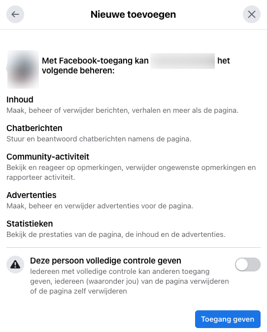 Mensen met toegang tot Facebook