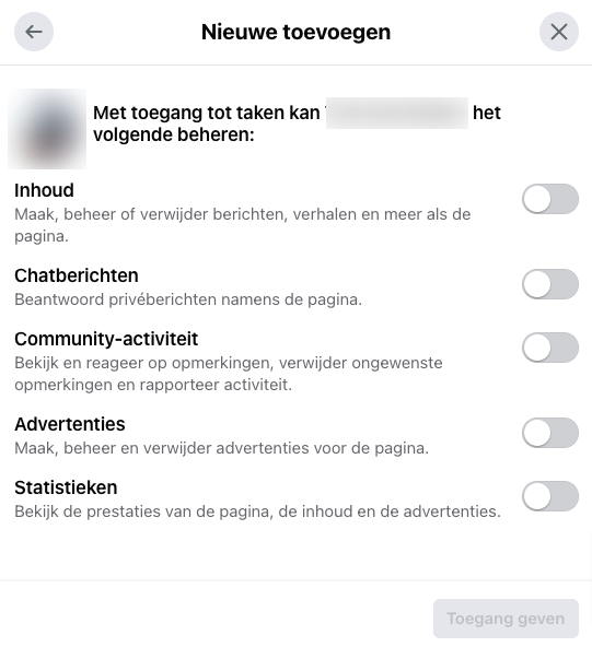 Mensen met toegang tot taken